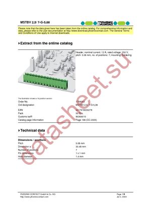 1905311 datasheet  